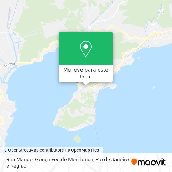 Rua Manoel Gonçalves de Mendonça mapa