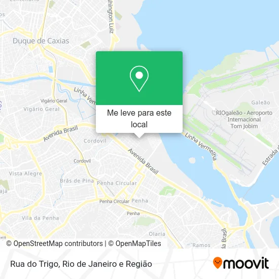 Rua do Trigo mapa
