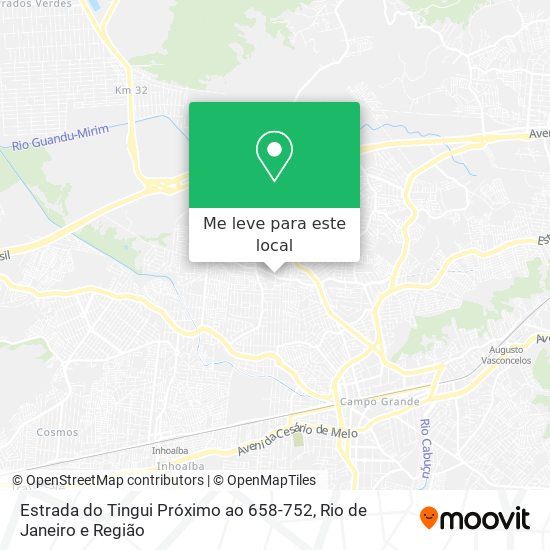 Estrada do Tingui Próximo ao 658-752 mapa