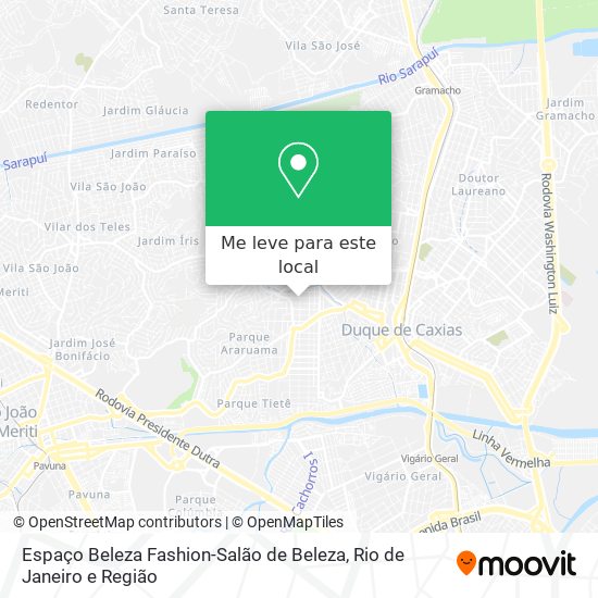 Espaço Beleza Fashion-Salão de Beleza mapa