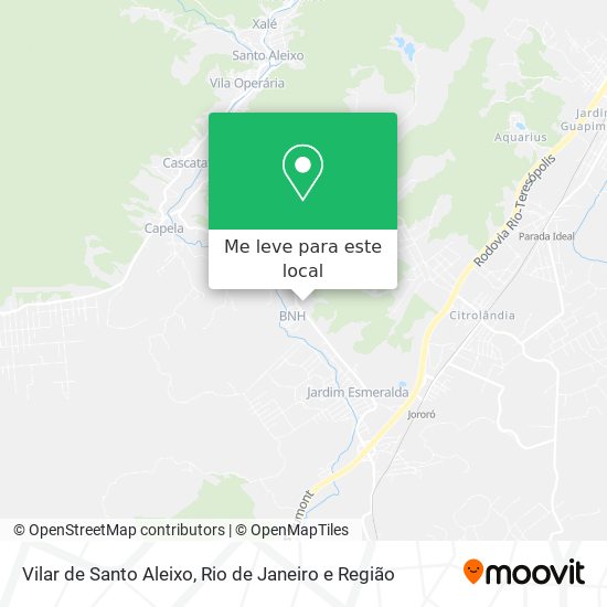 Vilar de Santo Aleixo mapa