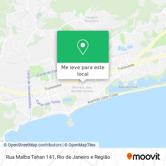 Rua Malba Tahan 141 mapa