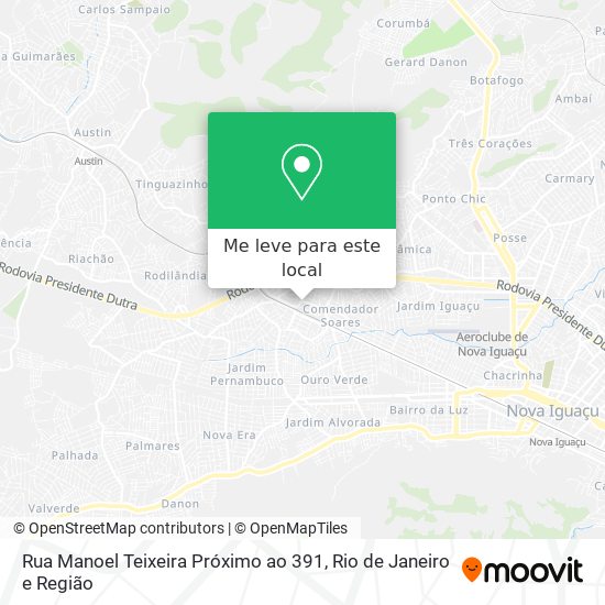 Rua Manoel Teixeira Próximo ao 391 mapa