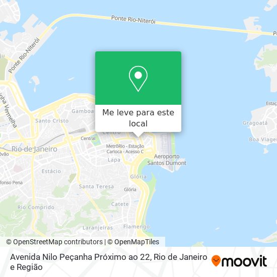 Avenida Nilo Peçanha Próximo ao 22 mapa