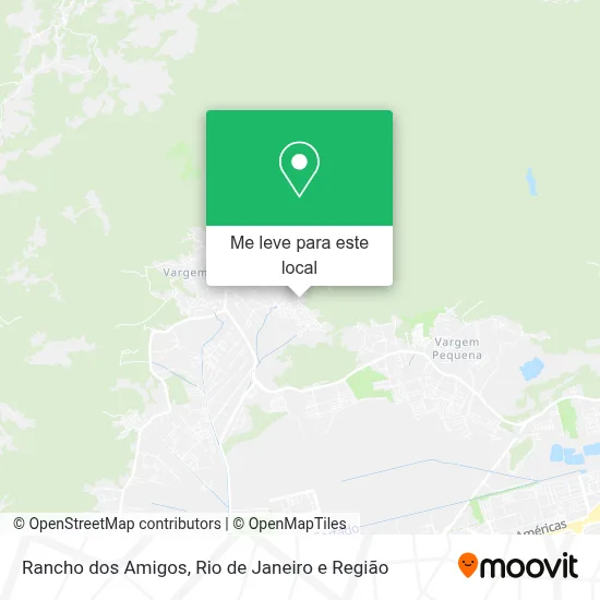 Rancho dos Amigos mapa