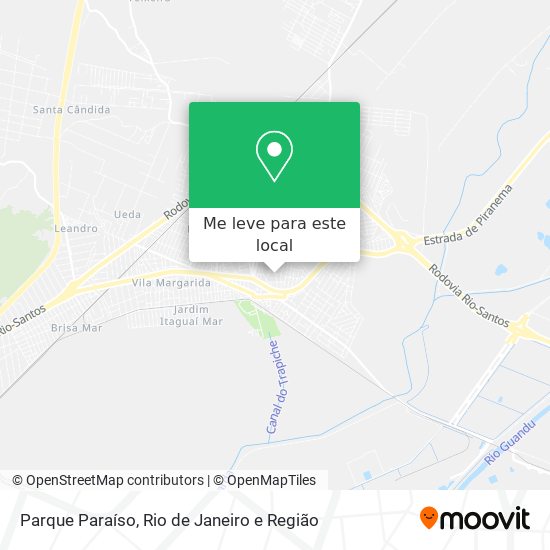 Parque Paraíso mapa