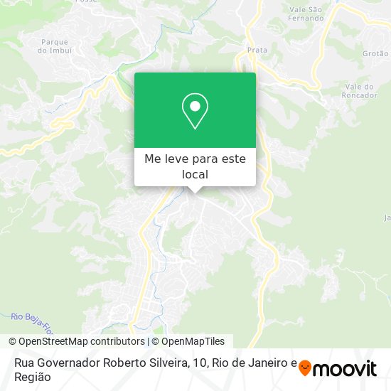 Rua Governador Roberto Silveira, 10 mapa