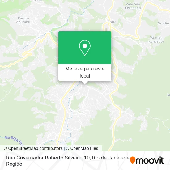Rua Governador Roberto Silveira, 10 mapa