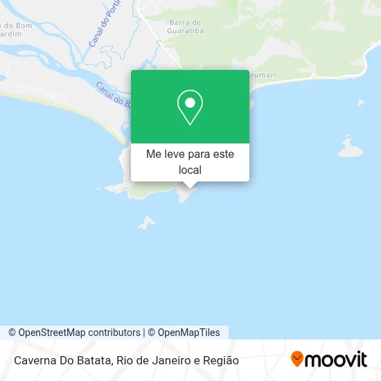Caverna Do Batata mapa