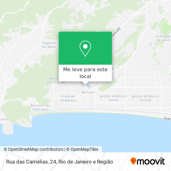 Rua das Camélias, 24 mapa