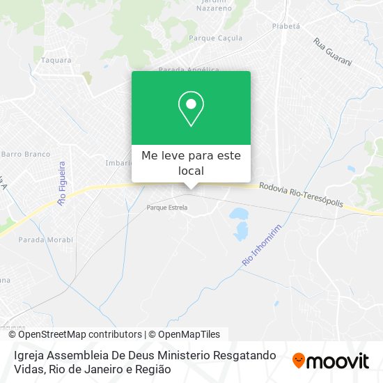 Igreja Assembleia De Deus Ministerio Resgatando Vidas mapa