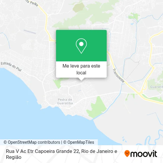 Rua V Ac Etr Capoeira Grande 22 mapa