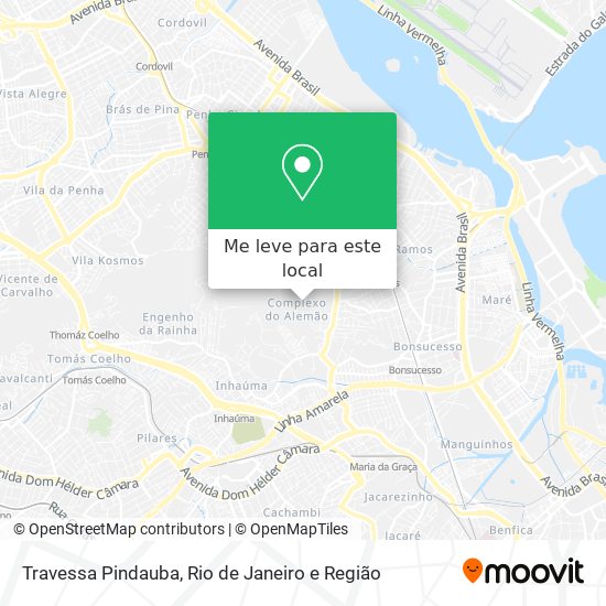 Travessa Pindauba mapa