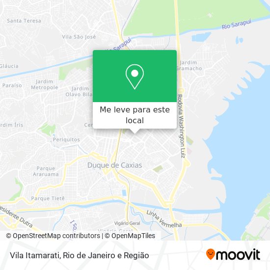 Vila Itamarati mapa