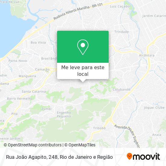 Rua João Agapito, 248 mapa