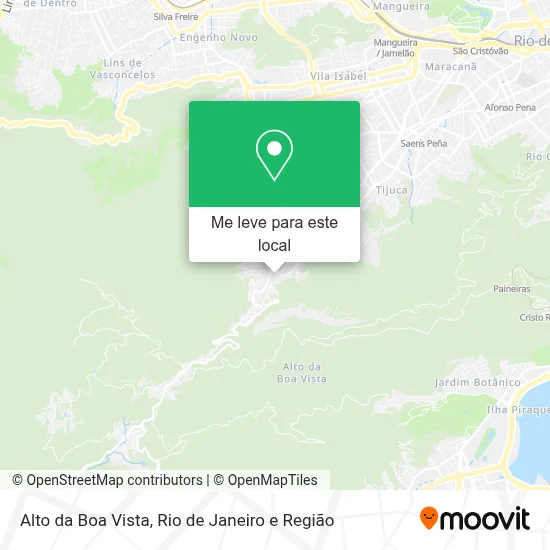 Alto da Boa Vista mapa