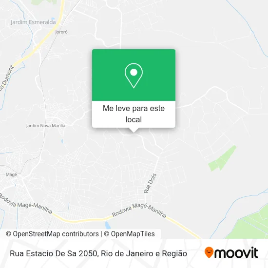 Rua Estacio De Sa 2050 mapa