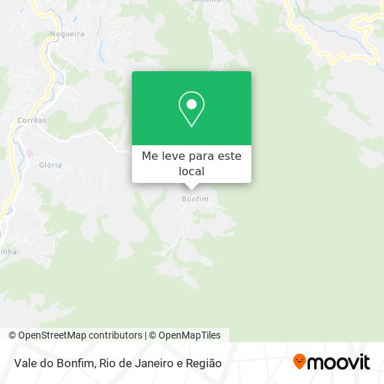 Vale do Bonfim mapa