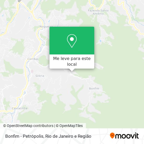 Bonfim - Petrópolis mapa