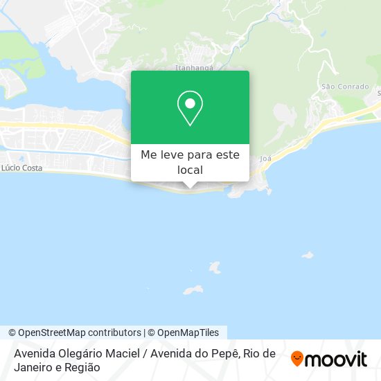 Avenida Olegário Maciel / Avenida do Pepê mapa