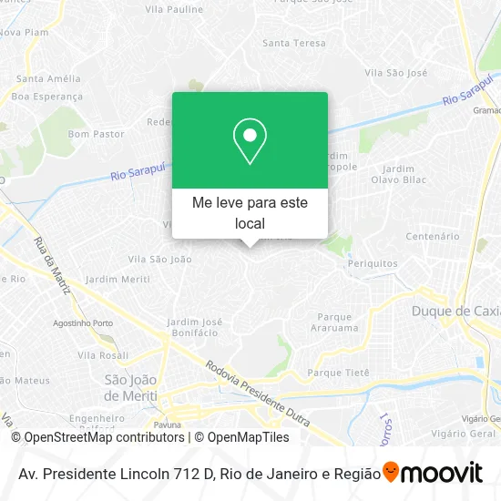 Av. Presidente Lincoln 712 D mapa
