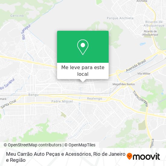 Meu Carrão Auto Peças e Acessórios mapa