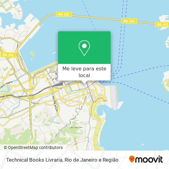 Technical Books Livraria mapa