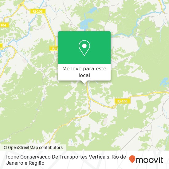 Icone Conservacao De Transportes Verticais mapa
