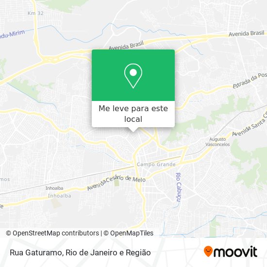 Rua Gaturamo mapa