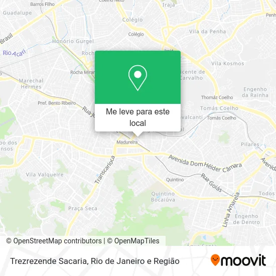 Trezrezende Sacaria mapa