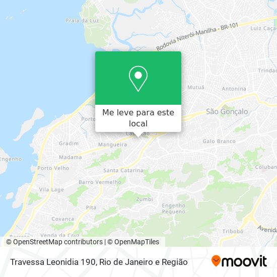 Travessa Leonidia 190 mapa