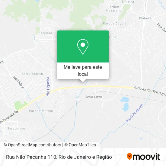 Rua Nilo Pecanha 110 mapa