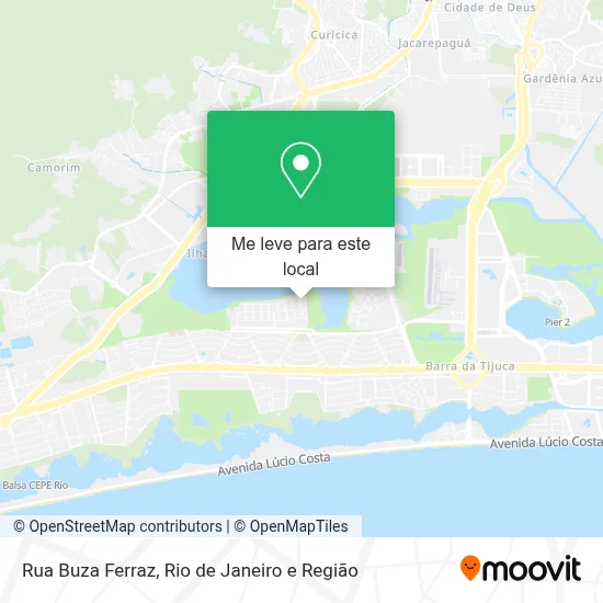Rua Buza Ferraz mapa
