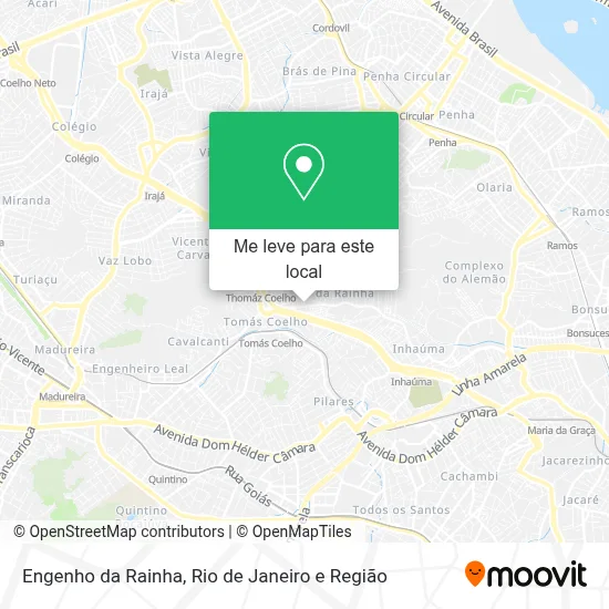 Engenho da Rainha mapa