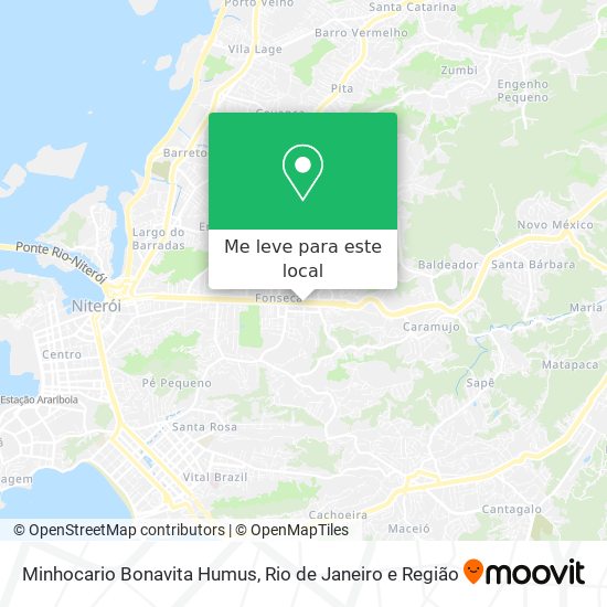 Minhocario Bonavita Humus mapa