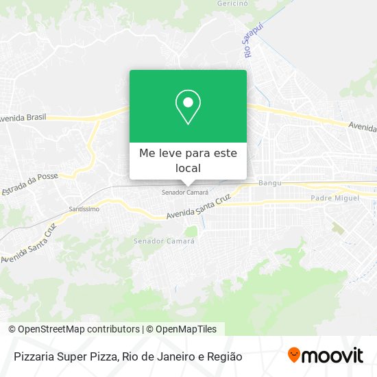 Pizzaria Super Pizza mapa
