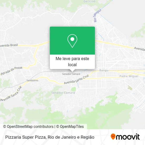 Pizzaria Super Pizza mapa