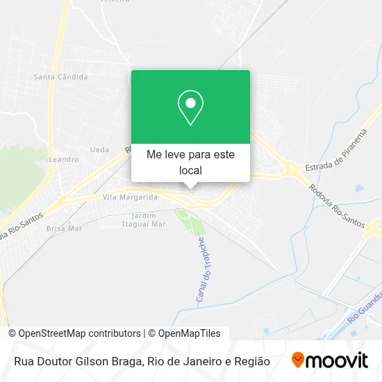 Rua Doutor Gílson Braga mapa
