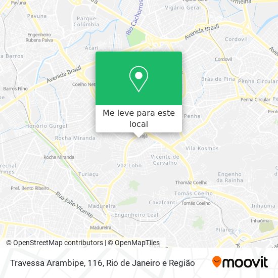 Travessa Arambipe, 116 mapa