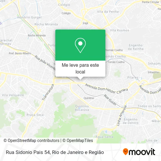 Rua Sidonio Pais 54 mapa