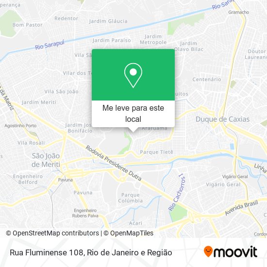 Rua Fluminense 108 mapa