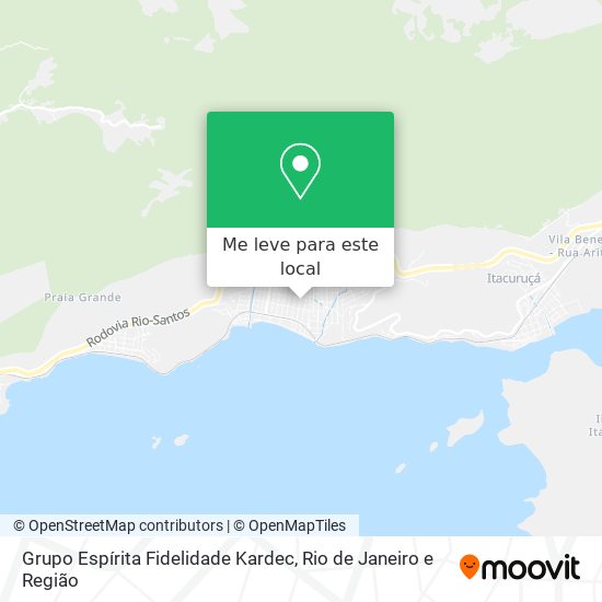 Grupo Espírita Fidelidade Kardec mapa