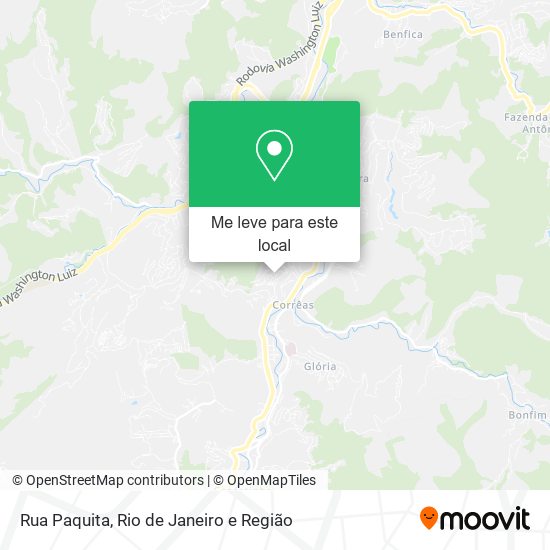 Rua Paquita mapa