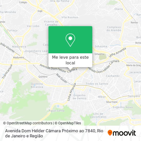 Avenida Dom Hélder Câmara Próximo ao 7840 mapa