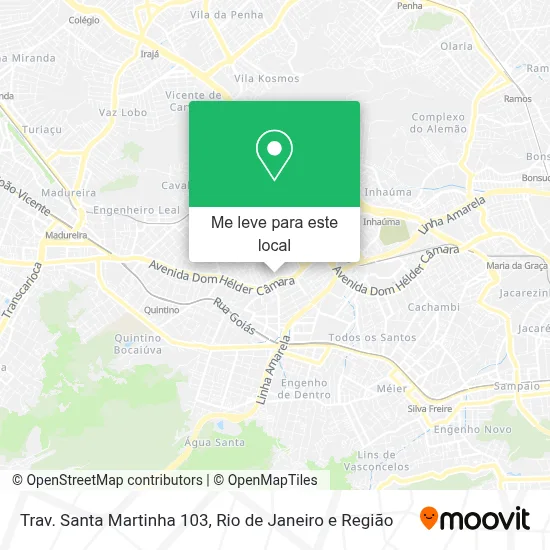Trav. Santa Martinha 103 mapa