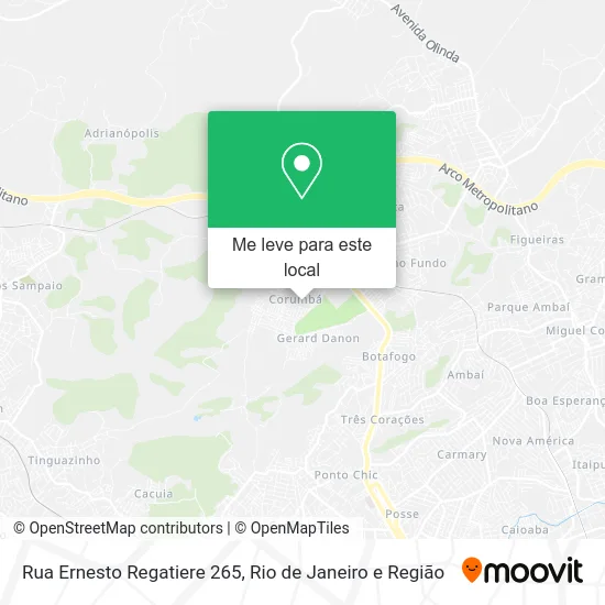 Rua Ernesto Regatiere 265 mapa