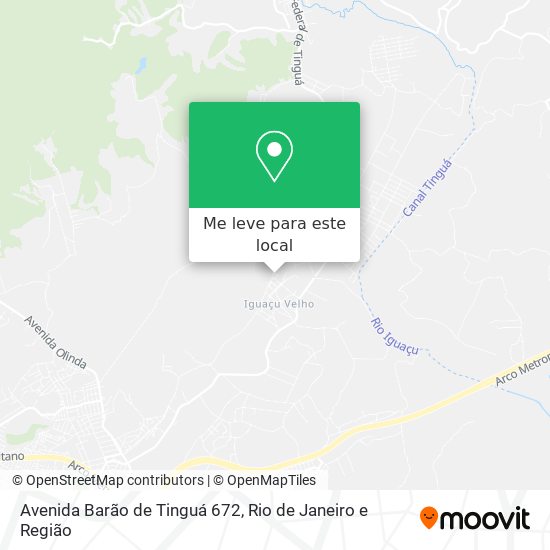 Avenida Barão de Tinguá 672 mapa