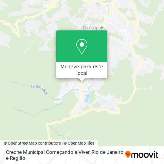 Creche Municipal Começando a Viver mapa