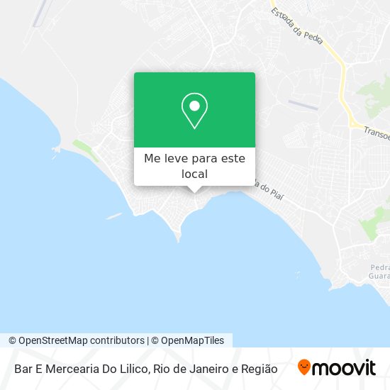 Bar E Mercearia Do Lilico mapa