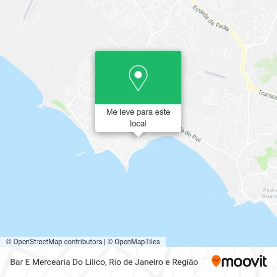 Bar E Mercearia Do Lilico mapa